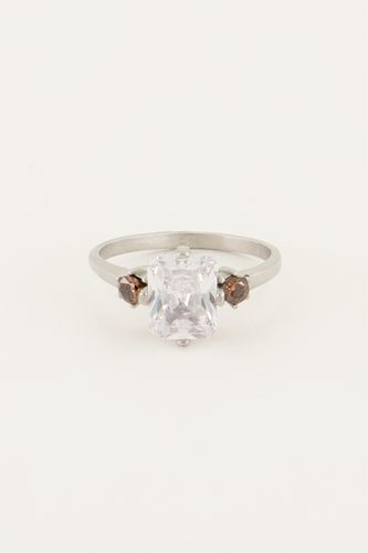 Vintage Statement Ring mit transparentem Kristall | - My jewellery - Modalova