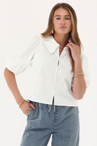 Top avec manches bouffantes et détails de roses | - My jewellery - Modalova