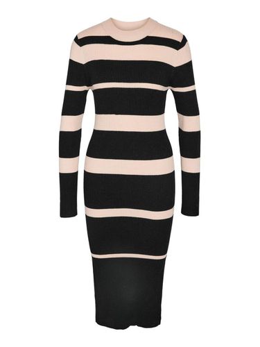 Striped Knitted Dress - Noisy May - Modalova