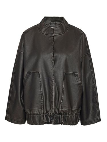 Faux Leather Jacket - Noisy May - Modalova