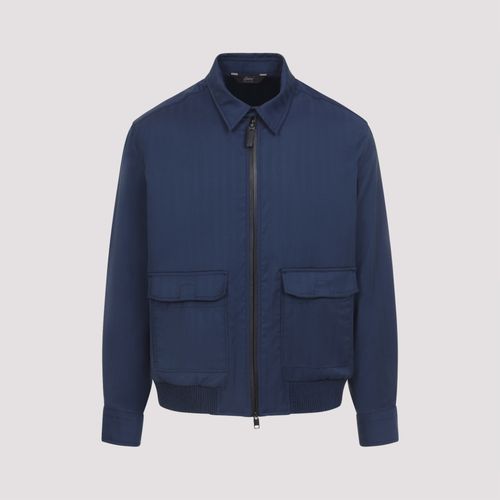 Brioni Wool Jacket Blue - Men - Brioni - Modalova
