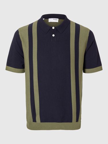 Bloques De Color Camiseta De Polo De Punto - Selected - Modalova