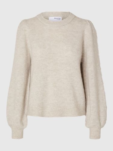 Long Sleeved Knitted Jumper - Selected - Modalova