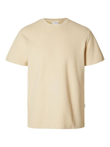 Waffle-texture T-shirt - Selected - Modalova