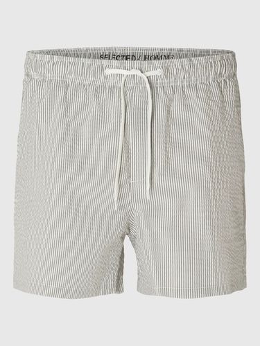 Seersucker Swim Shorts - Selected - Modalova