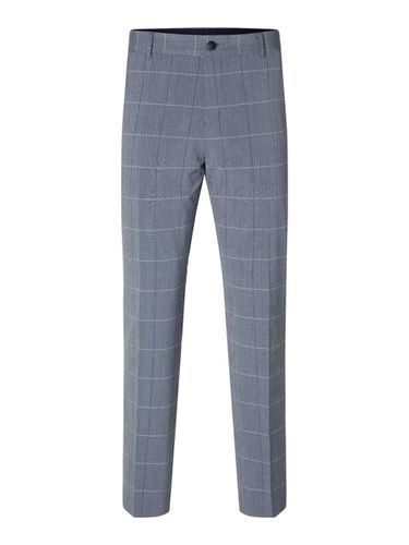 Checked Slim Fit Suit Trousers - Selected - Modalova