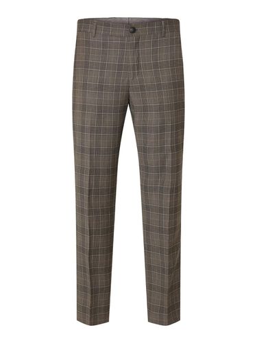 Checked Suit Trousers - Selected - Modalova