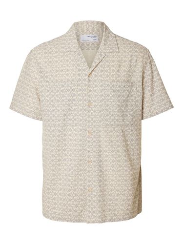Cotton Short Sleeved Shirt - Selected - Modalova