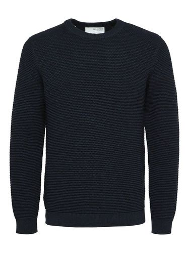 Crew Neck Knitted Pullover - Selected - Modalova