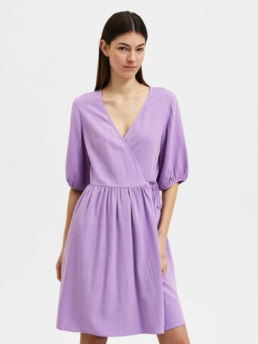 Mini Wrap Dress - Selected - Modalova