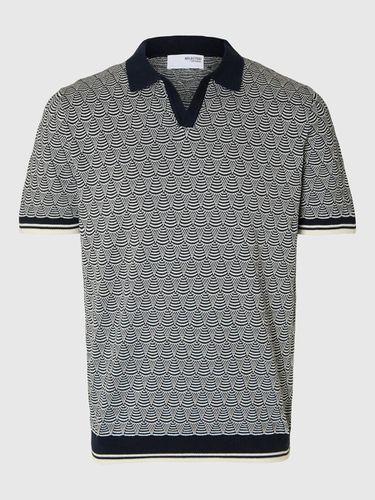 Knitted Polo Shirt - Selected - Modalova