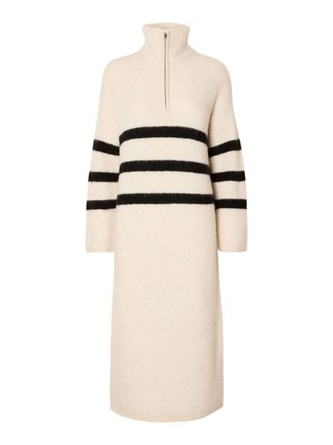 Striped Midi Dress - Selected - Modalova