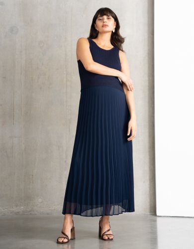 Knit Maternity & Nursing Top With Pleat Skirt - Seraphine - Modalova