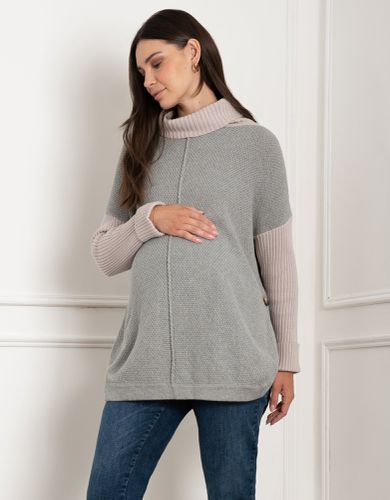 Roll Neck Knit Maternity & Nursing Jumper - Seraphine - Modalova