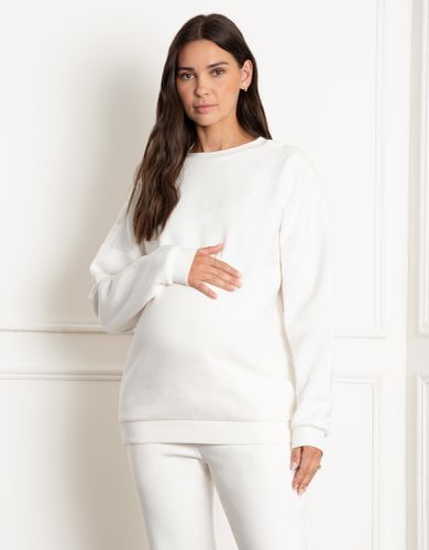 Oversized Maternity Jumper with Nursing Poppers - Seraphine - Modalova