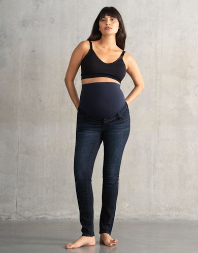 Indigo Over Bump Skinny Maternity Jeans - Seraphine - Modalova