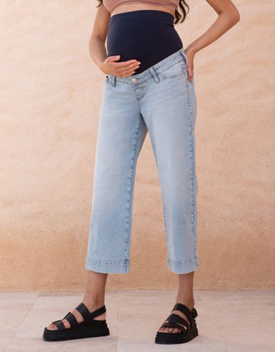 Cropped Straight Wide-Leg Jeans - Seraphine - Modalova