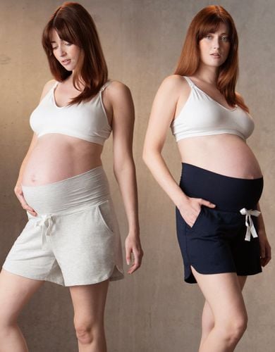 Twin Pack Jersey High Waist Maternity Shorts - & - Seraphine - Modalova