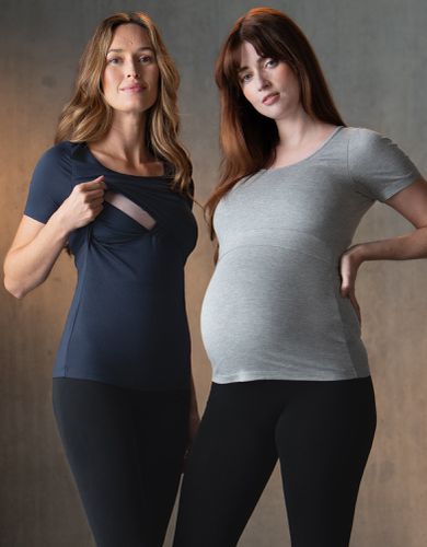 Twin Pack Maternity & Nursing T-Shirts - & - Seraphine - Modalova