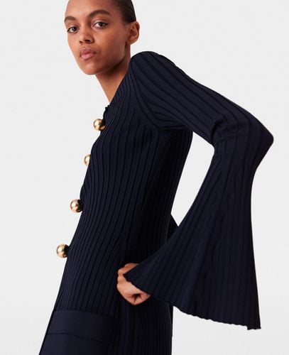 Cardigan a Maniche Lunghe e a Coste, Donna, , Taglia: S - Stella McCartney - Modalova