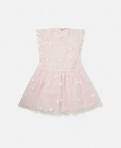 Abito in Organza con Ricamo Margherita, , Taglia: 14 - Stella McCartney - Modalova