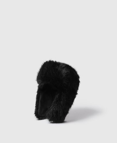Mütze aus veganem Teddystoff, , Größe: 55 - Stella McCartney - Modalova