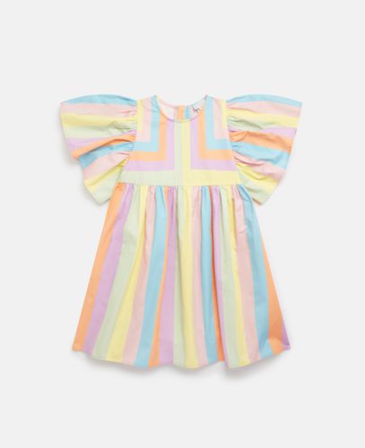 Rainbow Stripe Angel Sleeve Dress, , Size: 12 - Stella McCartney - Modalova