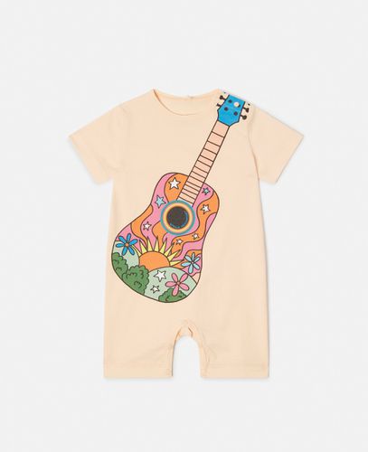 Hippie Guitar Print Romper, , Size: 36m - Stella McCartney - Modalova