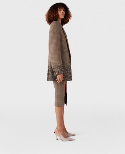 Crystal Cage Oversized Blazer, Donna, , Taglia: 38 - Stella McCartney - Modalova