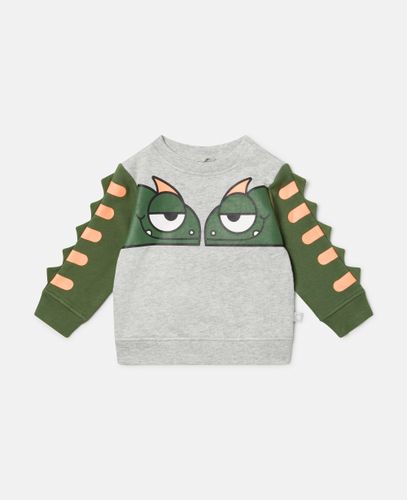 Double Gecko Print Sweatshirt, , Size: 18m - Stella McCartney - Modalova