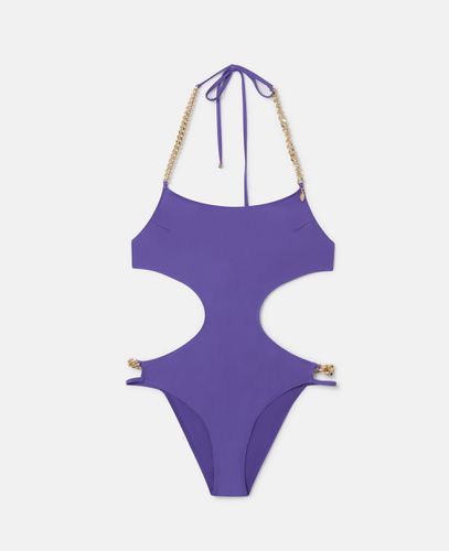 Falabella Cut-Out Swimsuit, Woman, , Size: L - Stella McCartney - Modalova