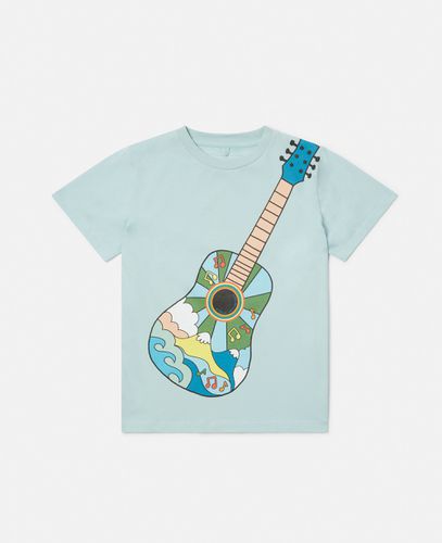 Hippie Guitar Print T-Shirt, , Size: 3 - Stella McCartney - Modalova