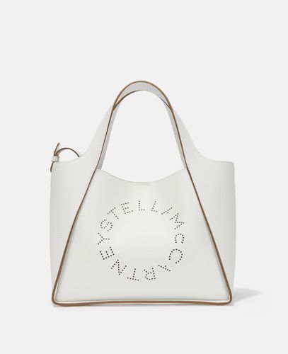 Borsa a tracolla Logo in Alter Mat zigrinato, Donna - Stella McCartney - Modalova