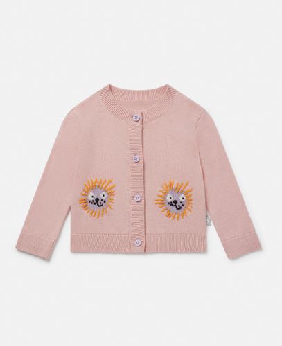 Cardigan in Maglia con Intarsio Leone, , Taglia: 6m - Stella McCartney - Modalova