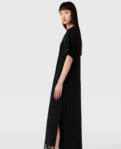 Lace Insert Short Sleeve Maxi Dress, Woman, , Size: 36 - Stella McCartney - Modalova