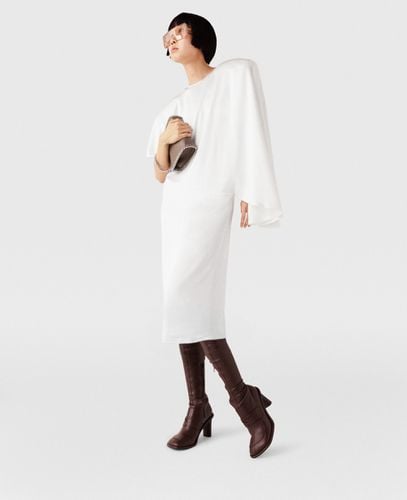 Asymmetrisches, schulterbetontes Midikleid, Frau, , Größe: 42 - Stella McCartney - Modalova