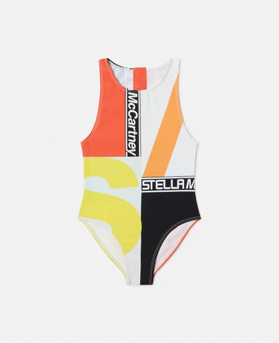 Geometric Print Active Swimsuit, , Size: 3 - Stella McCartney - Modalova