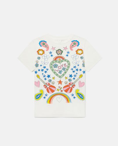 Love to Dream' Embroidered T-Shirt, , Size: 14h - Stella McCartney - Modalova