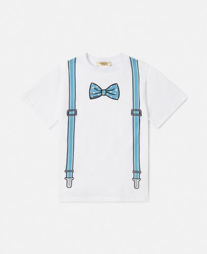 Bow Tie and Suspender Print T-Shirt, , Size: 1 - Stella McCartney - Modalova