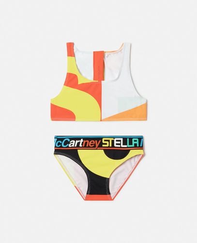 Geometric Print Active Bikini, , Size: 3 - Stella McCartney - Modalova