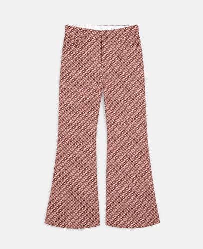 Pantaloni sartoriali in jacquard S-Wave, Donna, , Taglia: 36 - Stella McCartney - Modalova