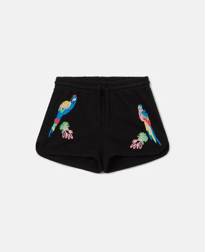 Parrot Embroidery Sweat Shorts, , Size: 14h - Stella McCartney - Modalova