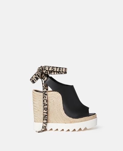 Gaia Alter Mat Peeptoe Wedge Espadrilles, Woman, , Size: 39 - Stella McCartney - Modalova