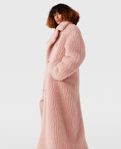 Oversize-Mantel aus Teddystoff, Frau, , Größe: 36 - Stella McCartney - Modalova