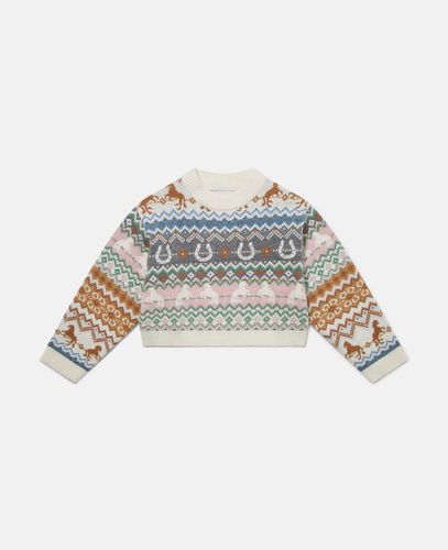 Mehrfarbiger Strickpullover, , Größe: 6 - Stella McCartney - Modalova