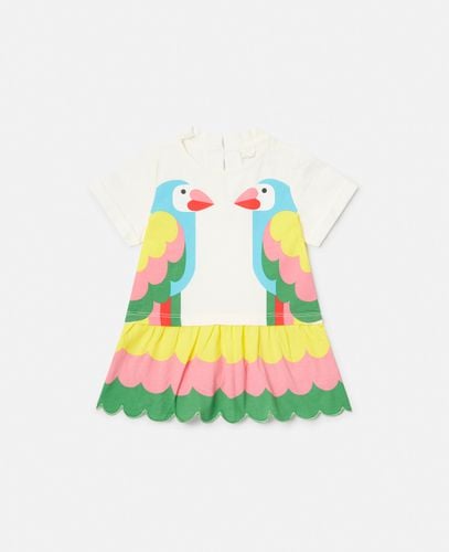 Double Parrot Print T-Shirt Dress, , Size: 6m - Stella McCartney - Modalova