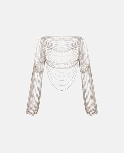 Top con Maniche di Catene di , Donna, , Taglia: M - Stella McCartney - Modalova