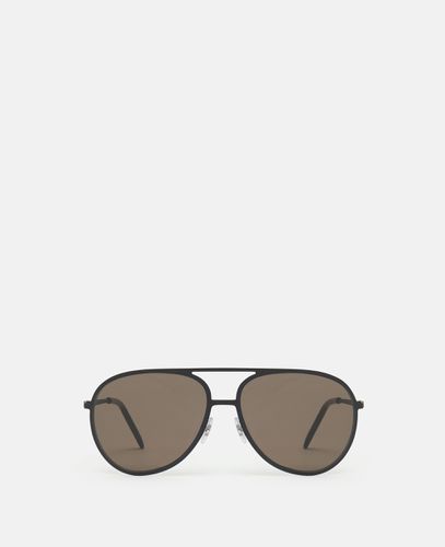 Metal Aviator Sunglasses, Woman - Stella McCartney - Modalova