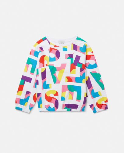 Stella Logo Pop Sweatshirt, , Size: 10 - Stella McCartney - Modalova