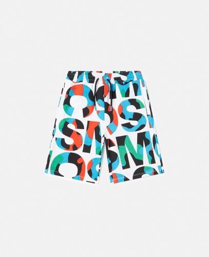 SMC Camo Logo Sweat Shorts, , Size: 12 - Stella McCartney - Modalova